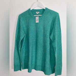 NWT J.Crew Re-Imagined Crewneck Sweater Seafoam Green | Size Large J Crew NEW